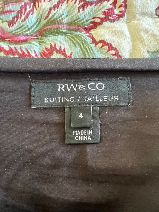 RW & CO A-Line MIDI Skirt 🌸 size 4 - Picture 4 of 8